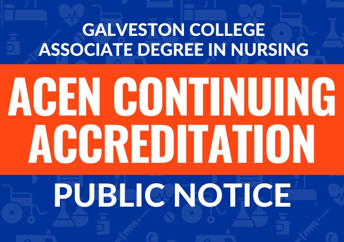 Public Notice flyer for ACEN Accreditation